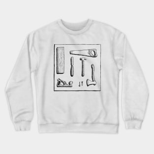 Set Of Carpentry Tools Crewneck Sweatshirt